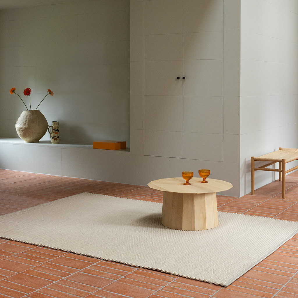 Natural Border Rug