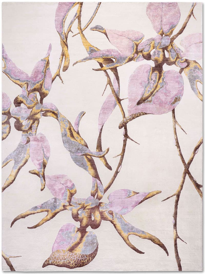 Orchid Hand Knotted Rug