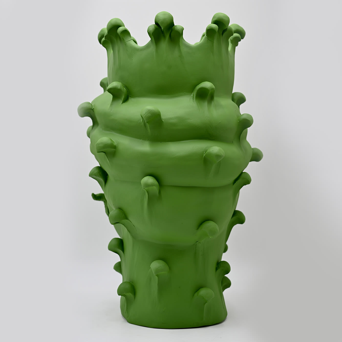 Moor's Head Matte Green Sculpture