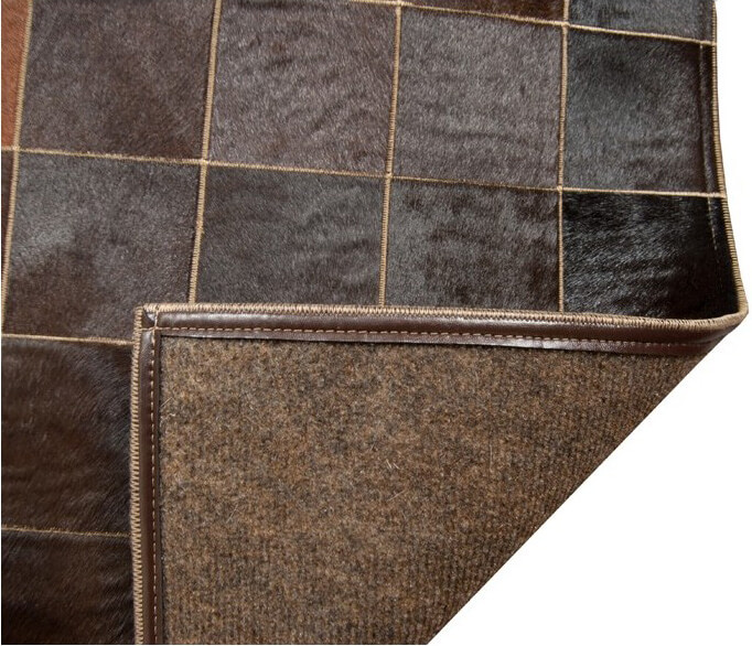 Florina Cowhide Brown Rug