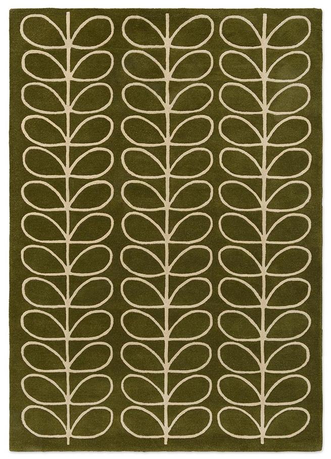 Linear Stem Olive Rug | Size: 3' 11