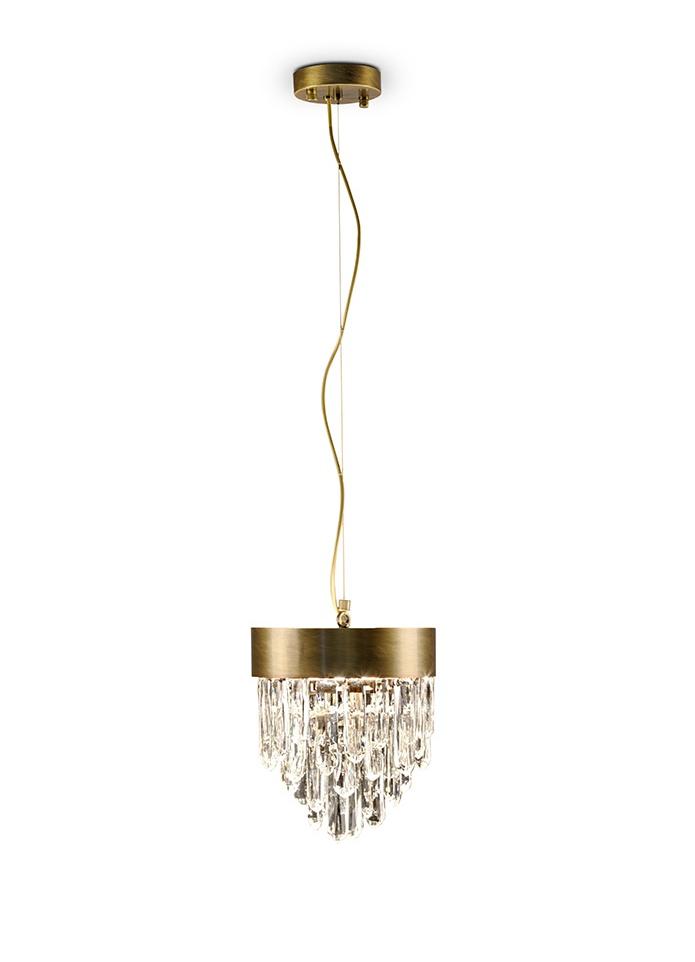 Brass Teardrop Pendant Light