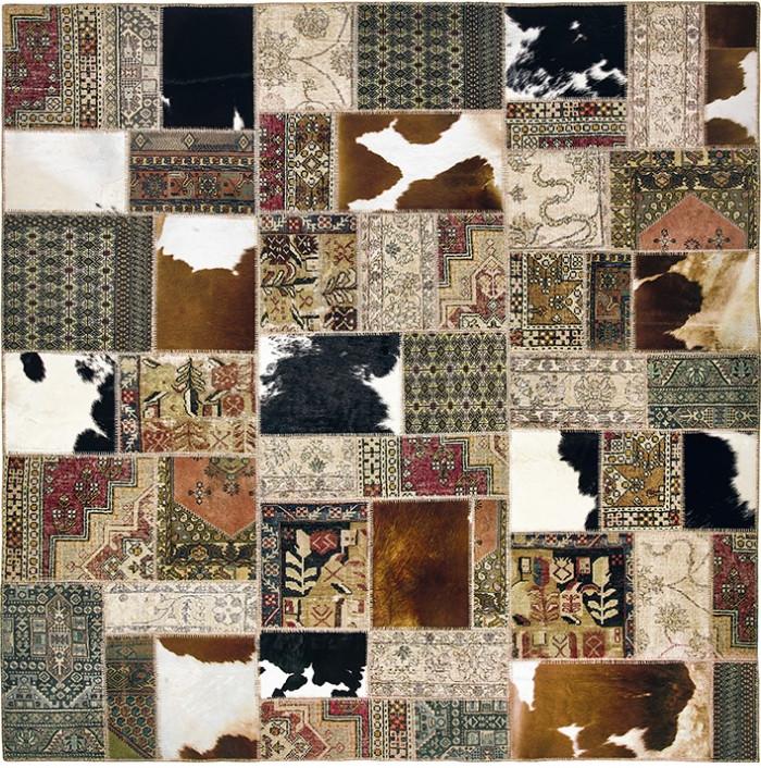 Limited Edition Patchwork Rug ☞ Size: 10' x 10' (300 x 300 cm)
