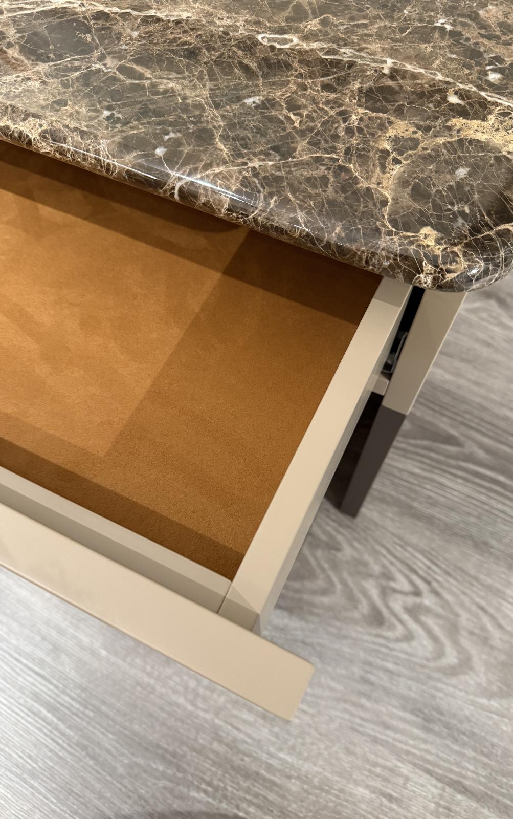Bon Ton Marble-Top Nightstand
