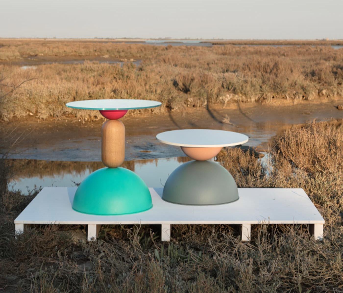 Round Matte Coffee Table - 1