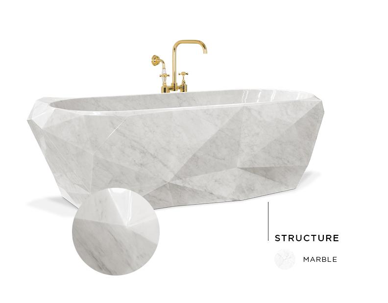 Gemstone Marble Bathtub