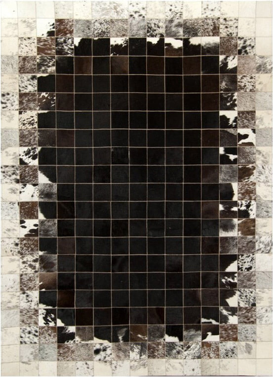 Mosaic Cowhide Rug