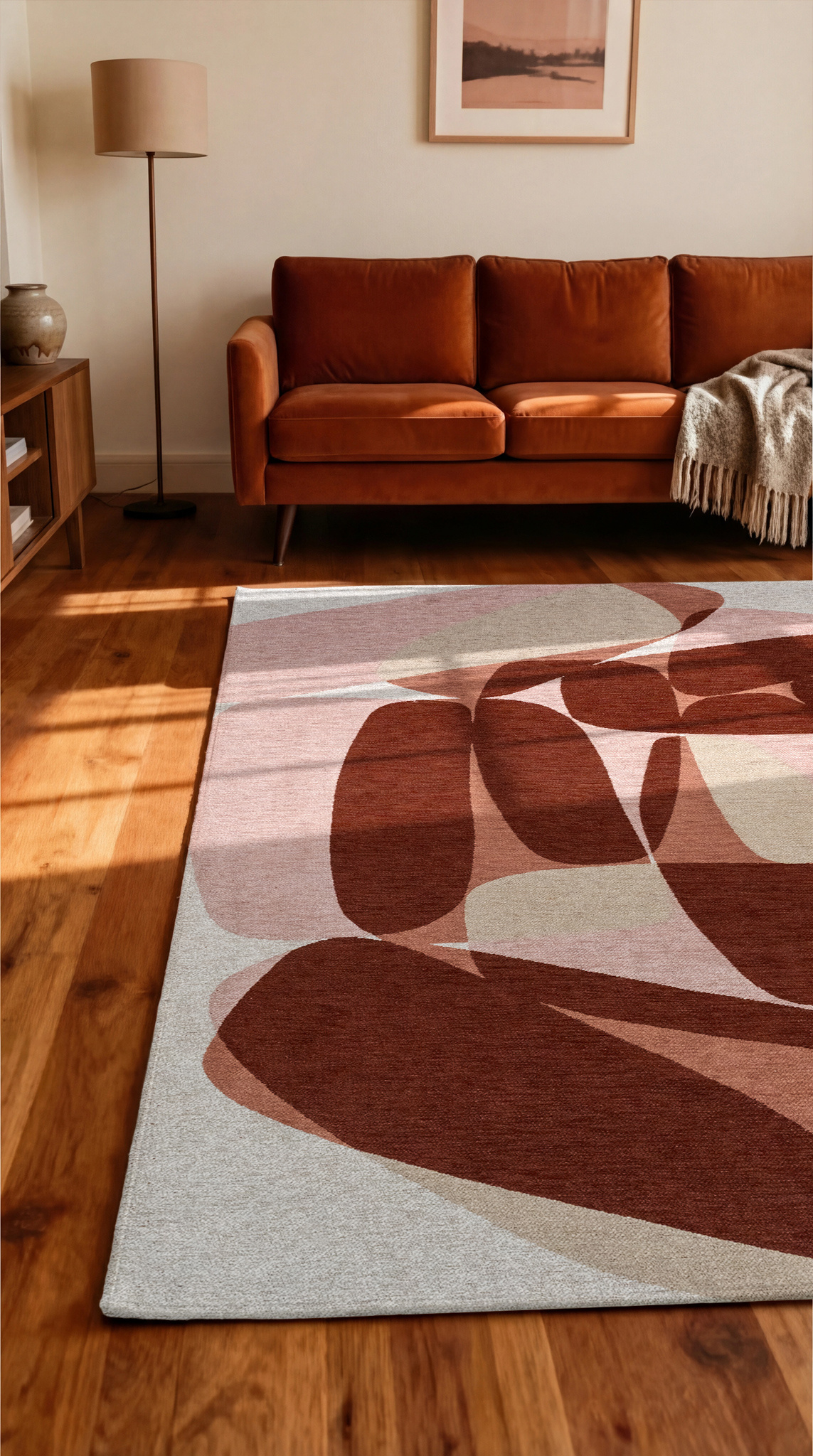 Cherry Mocha Rug | Size: 5' 7