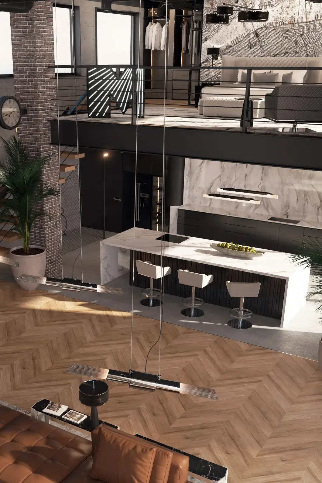 Rogue Swivel Bar Chair