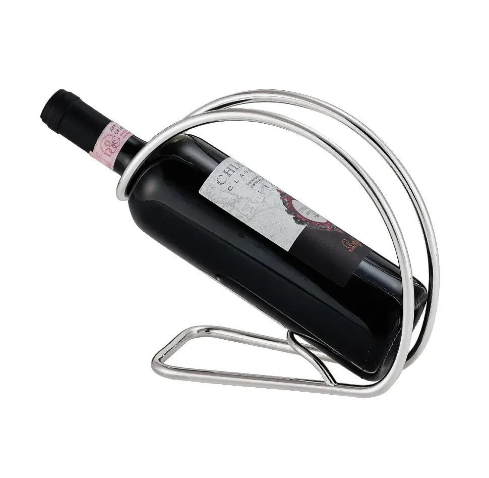 Silver Plated Wine Bottle Holder
