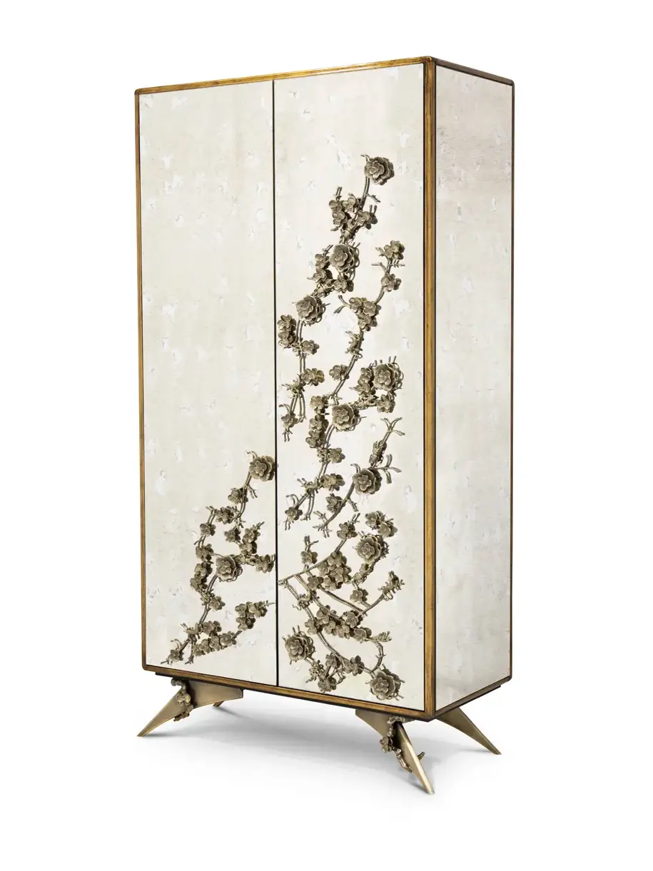 Mirage Aged Mirror Armoire