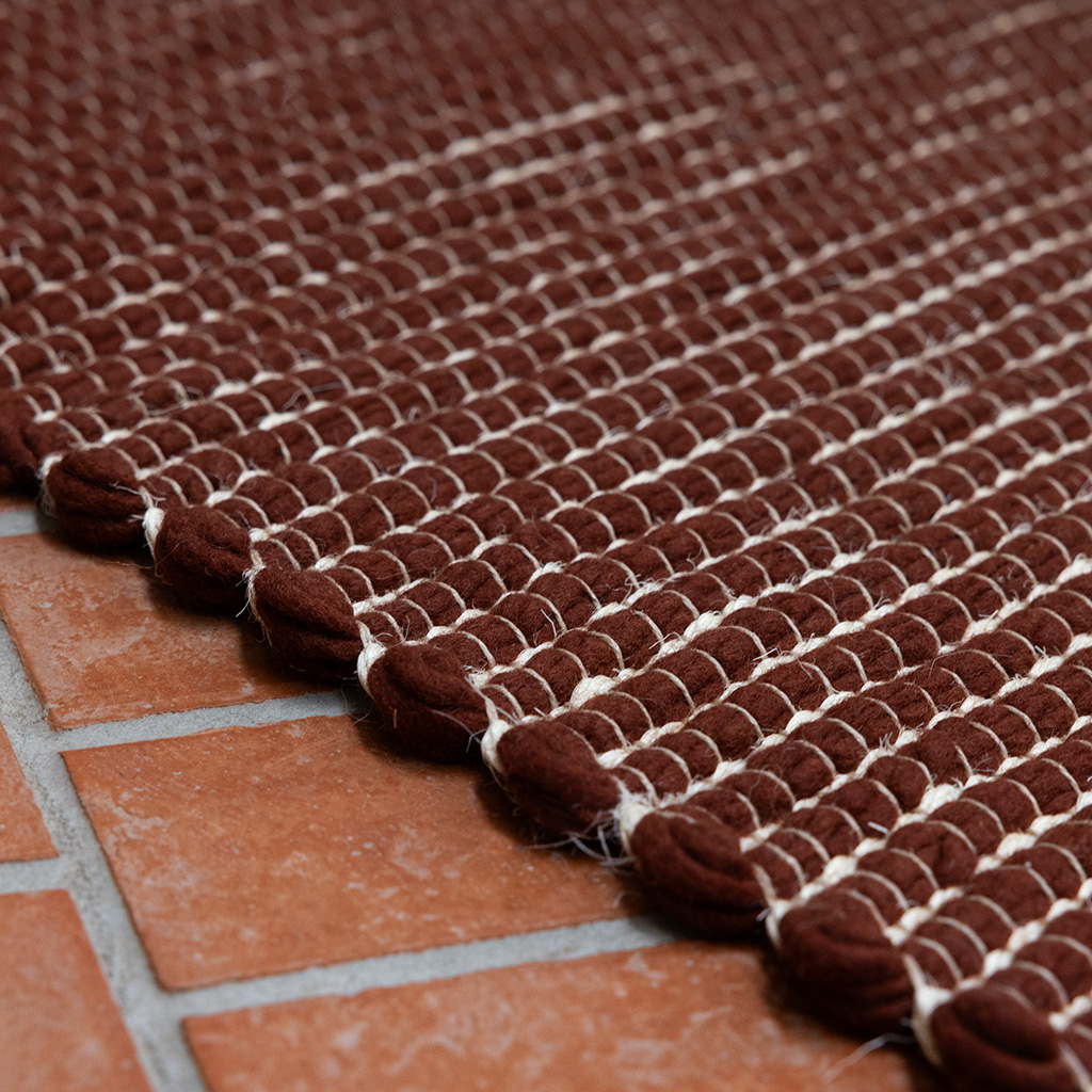 Brick Border Rug