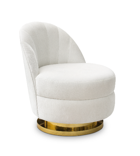Galen White Single Sofa