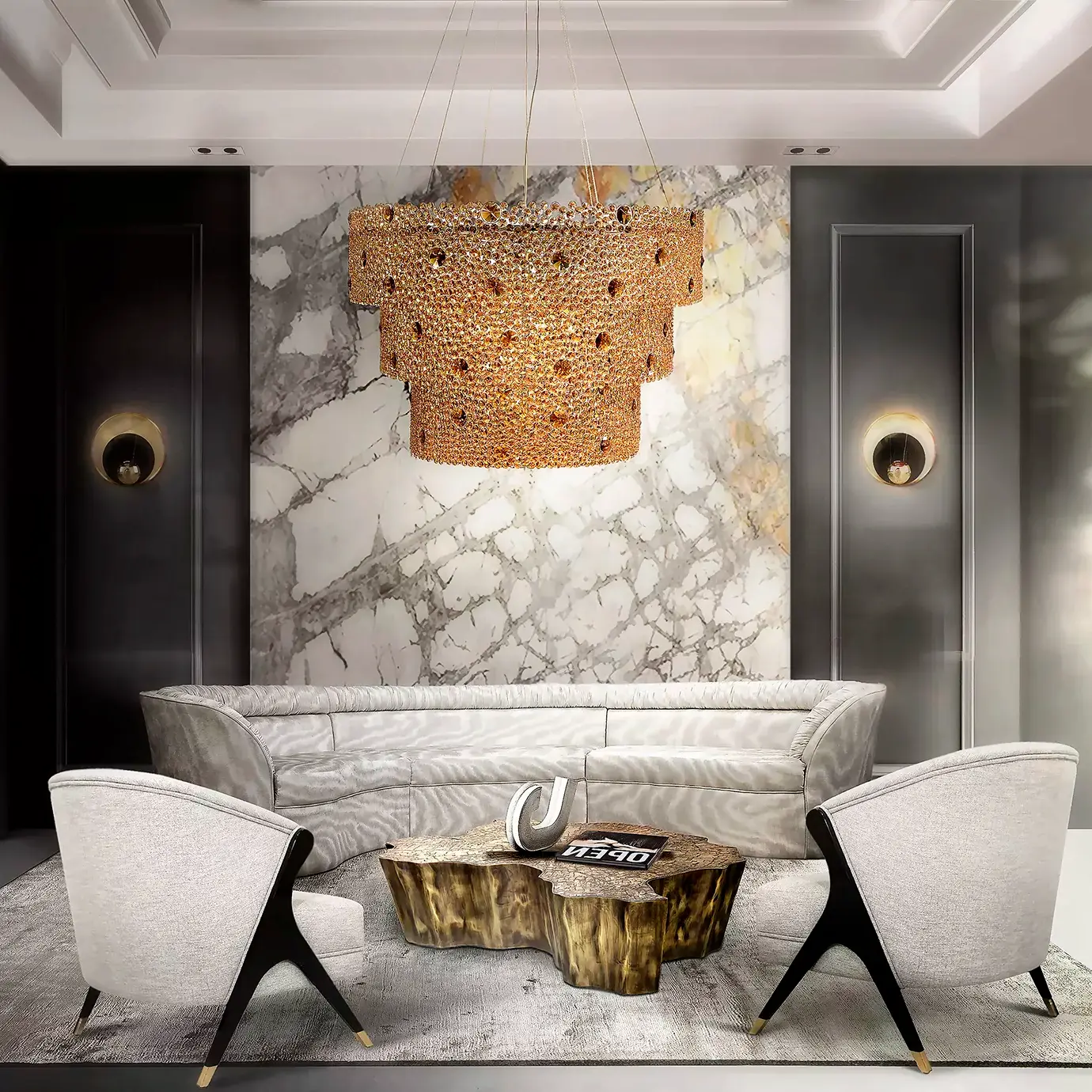 Eternelle 3 Tier Chandelier