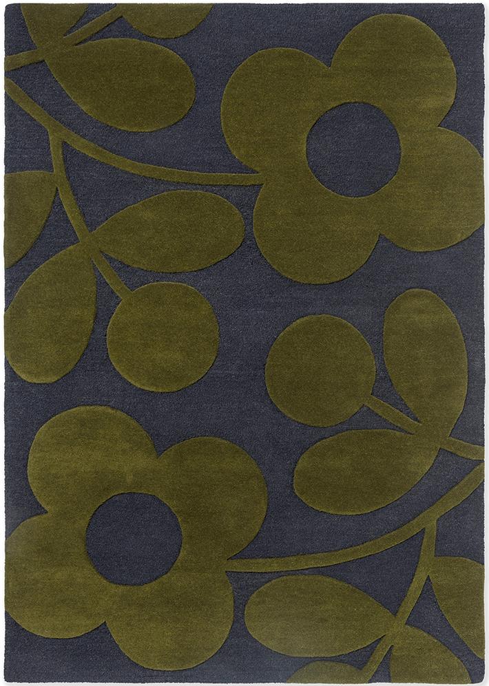 Sprig Green Designer Wool Rug