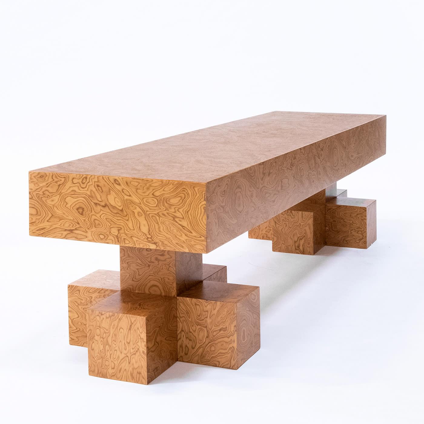 Minimalist Wooden Bench