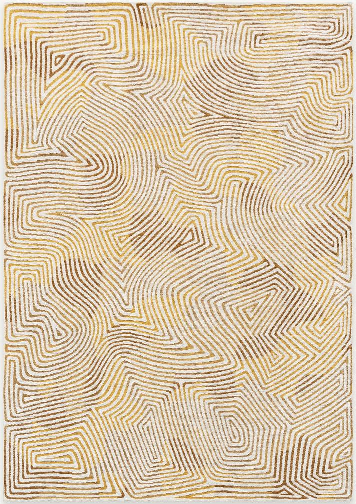 Yellow Hippy Rug