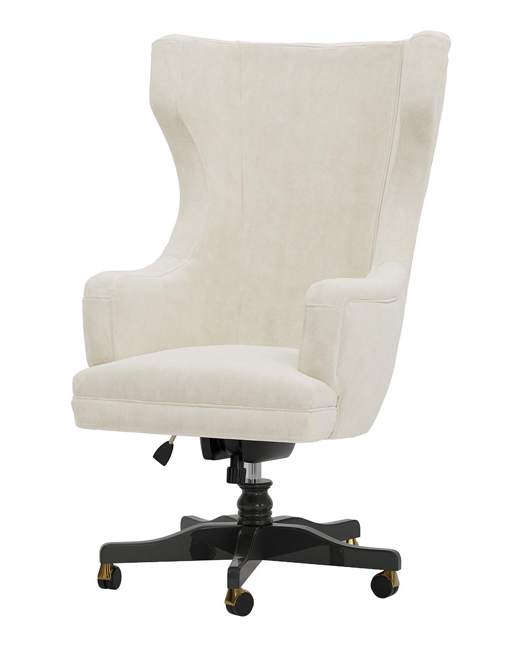 Swivel White Office Chair