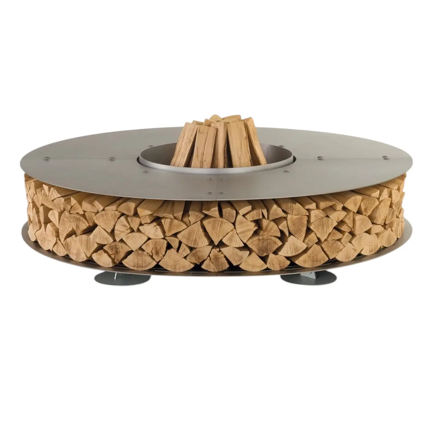 Zero Steel Inox Outdoor Fire Pit