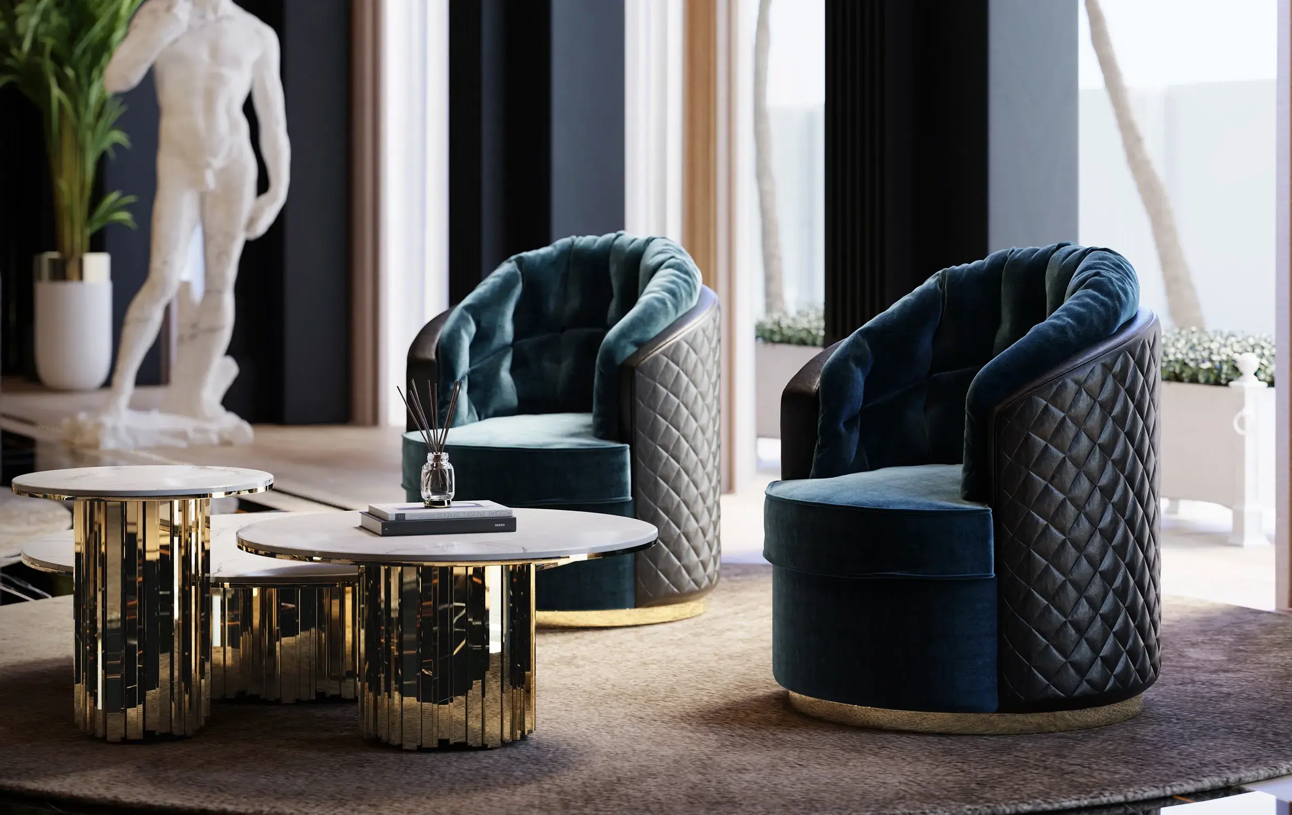 Imperial Trio Coffee Table - 10