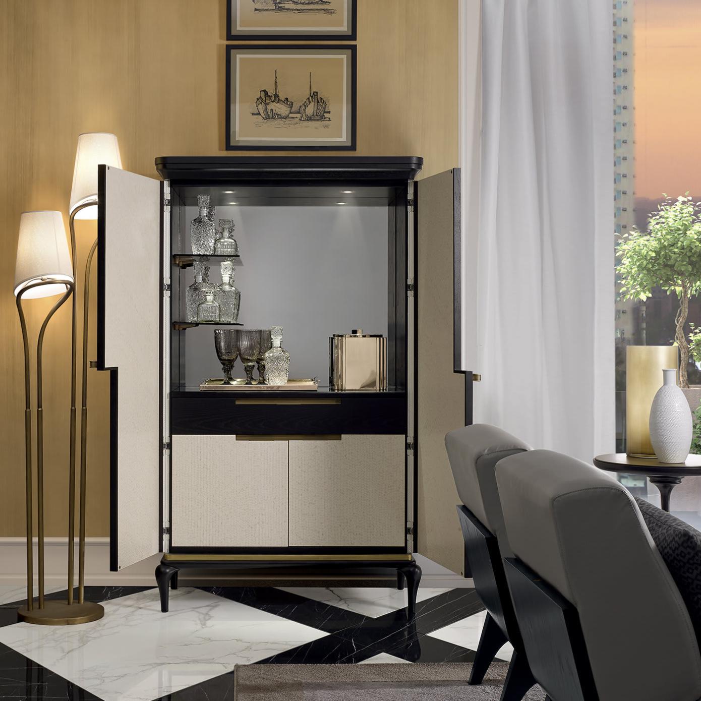 Dilan Bar Cabinet Crafted in Italy