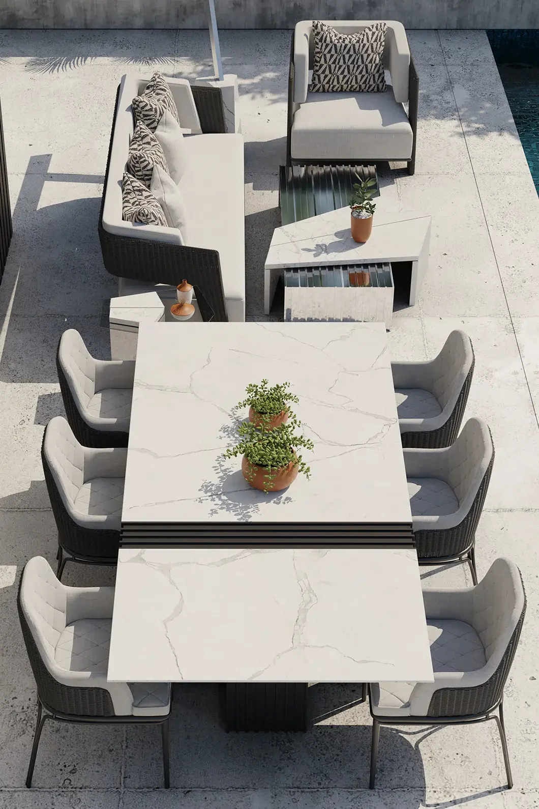 Whirlwind Outdoor Dining Table