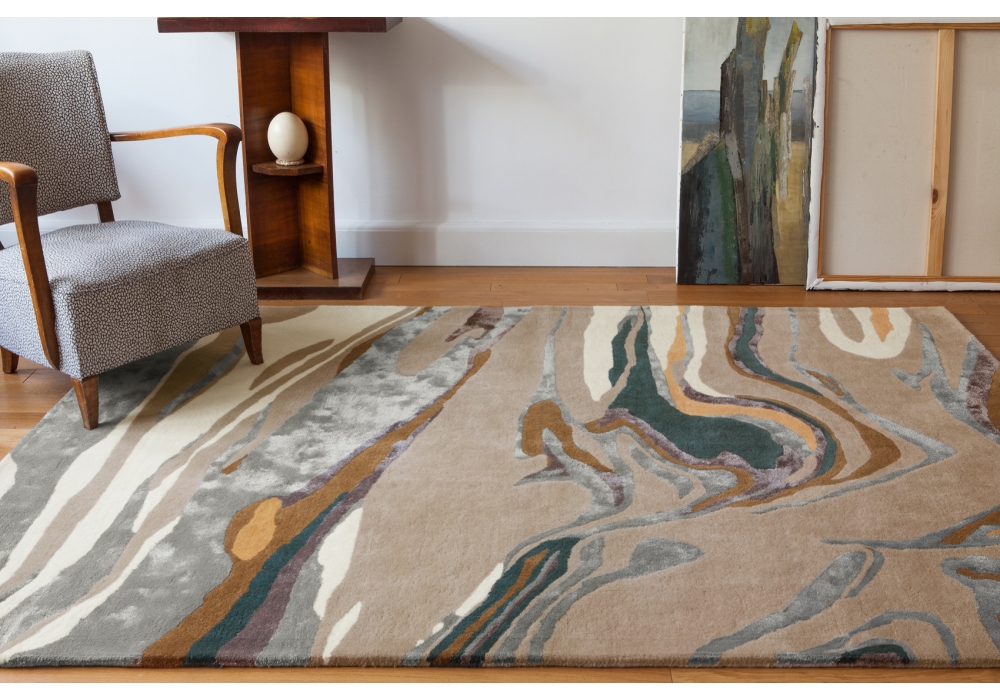 Fantasy Wool / Viscose Hand-Tufted Rug