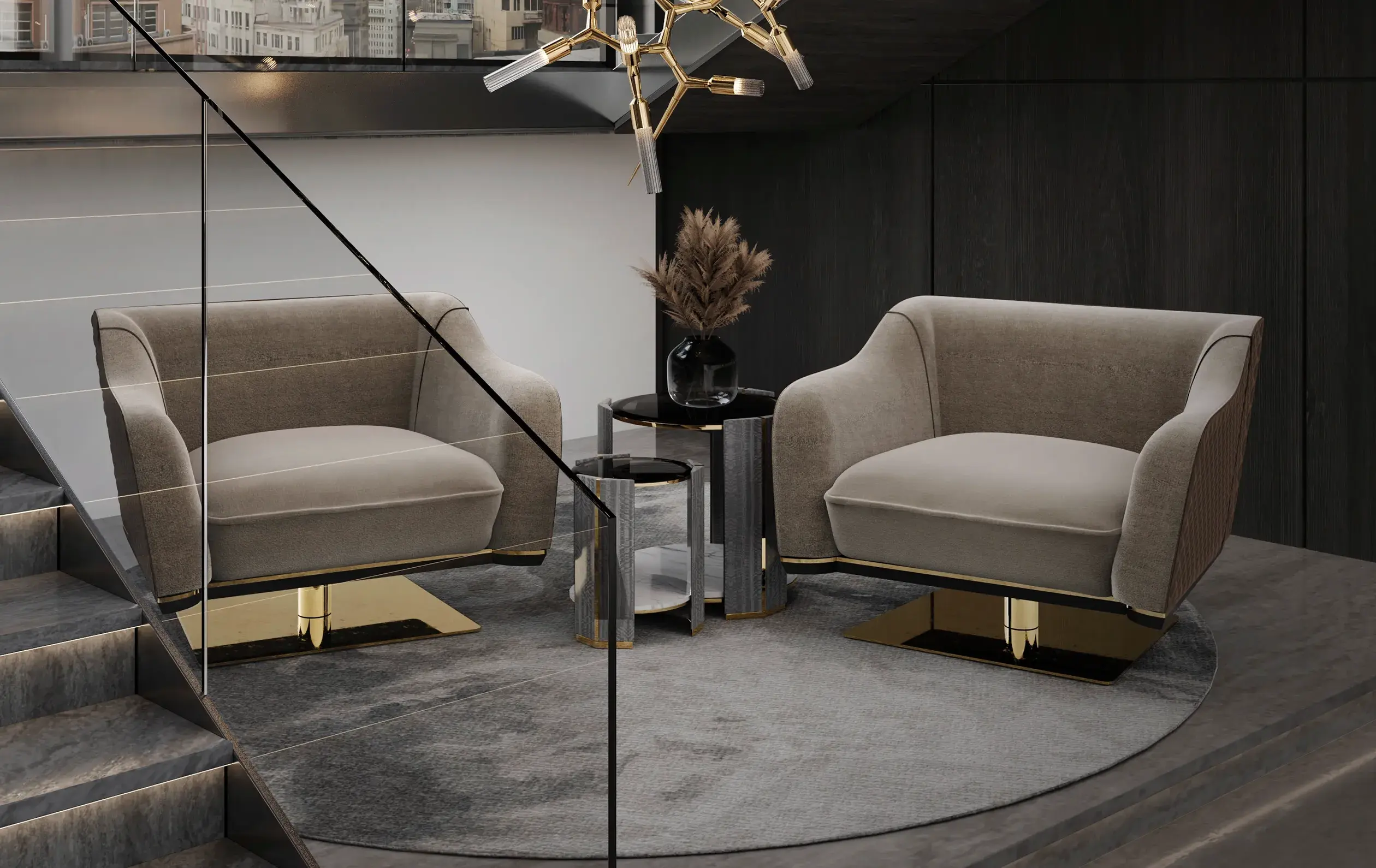 Rogue Swivel Single Sofa - 1
