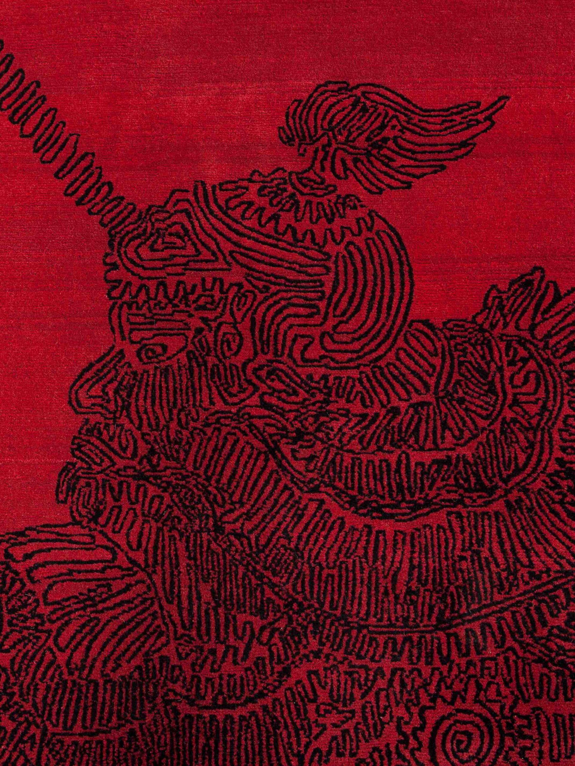 Intrigue Japonaise Hand-Woven Rug