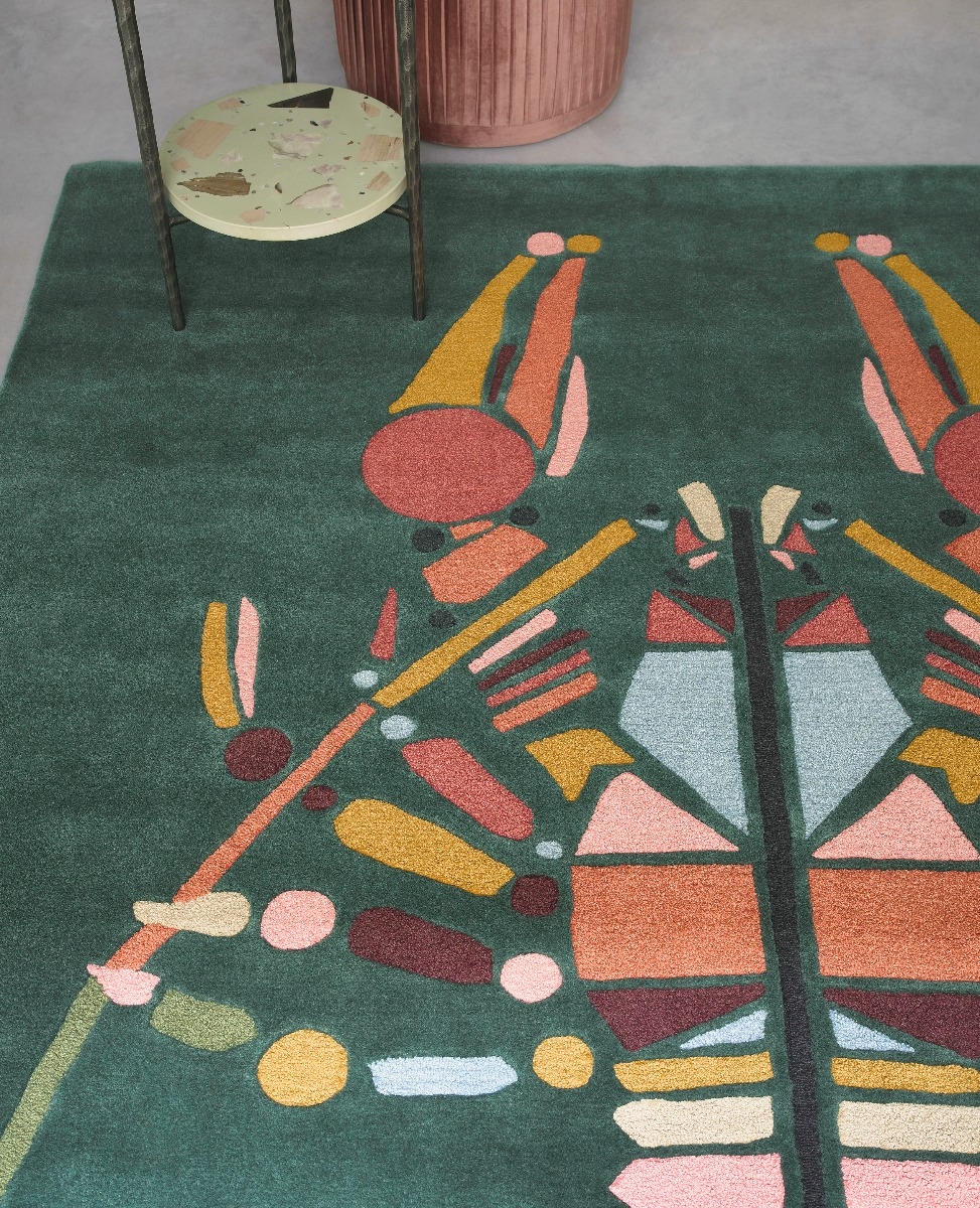 Lobster Green Rug