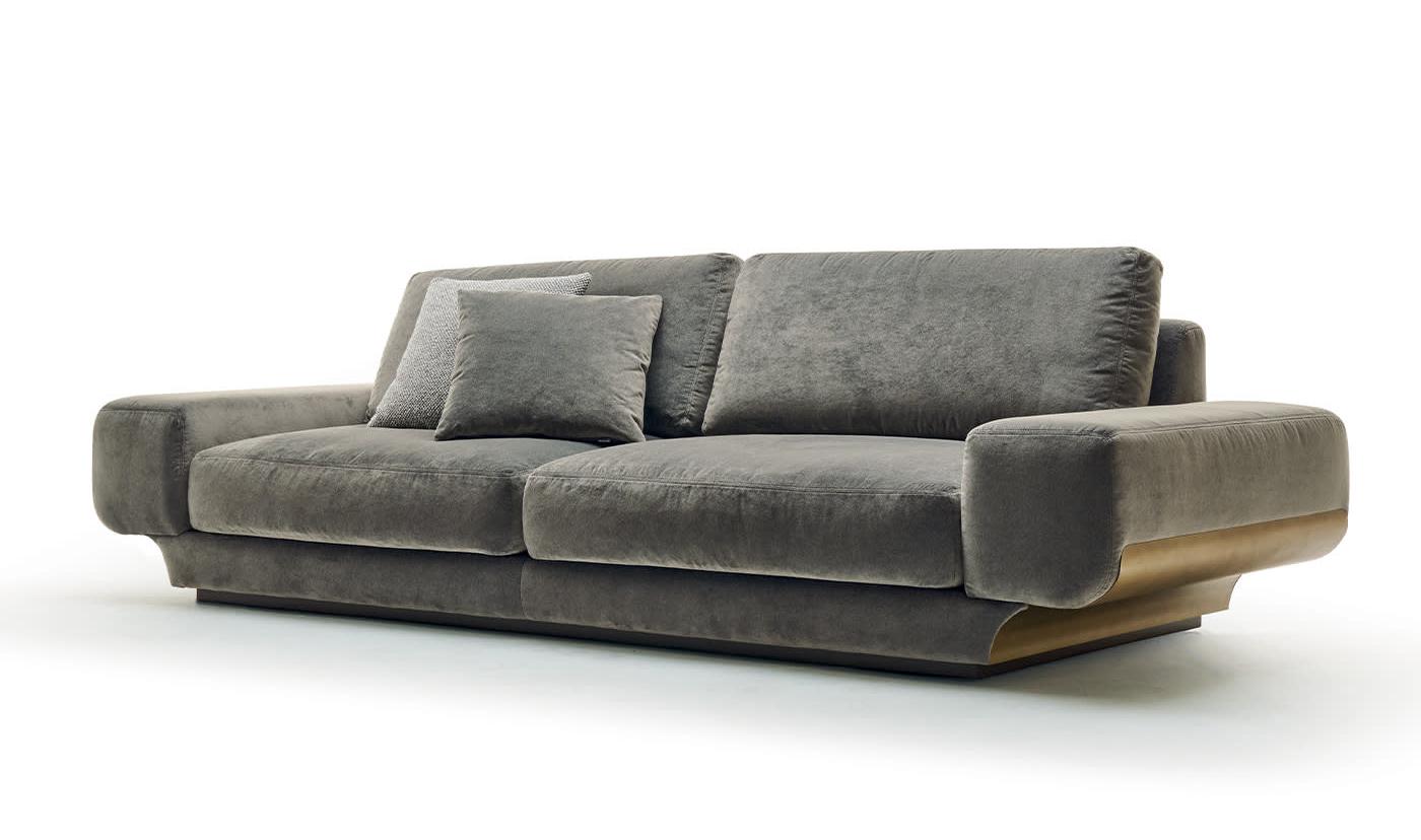 Milo Dark Gray 3-Seater Sofa