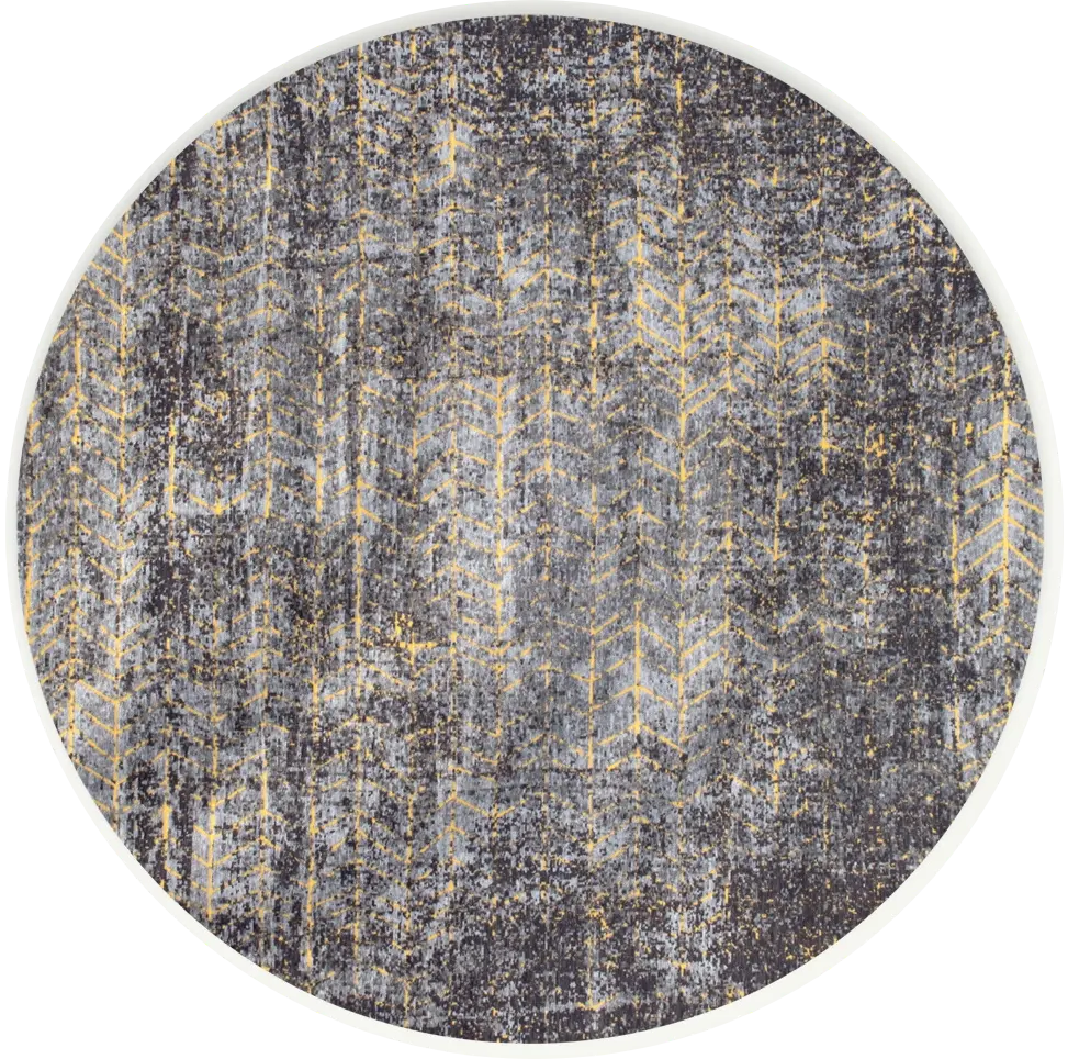 Broadway Glitter Round Rug