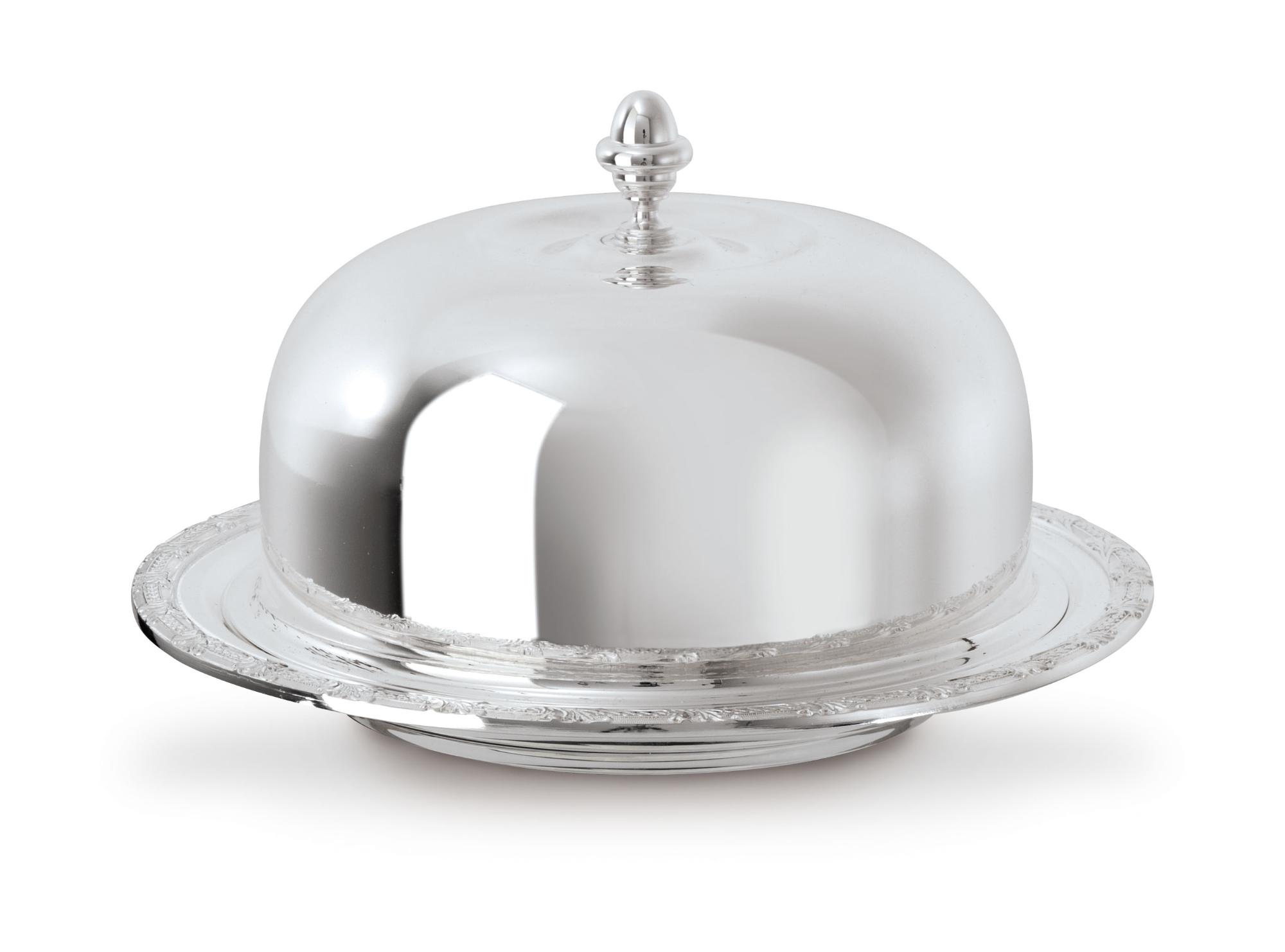 Royal Silver Butter Dish with Strainer and Saucer
