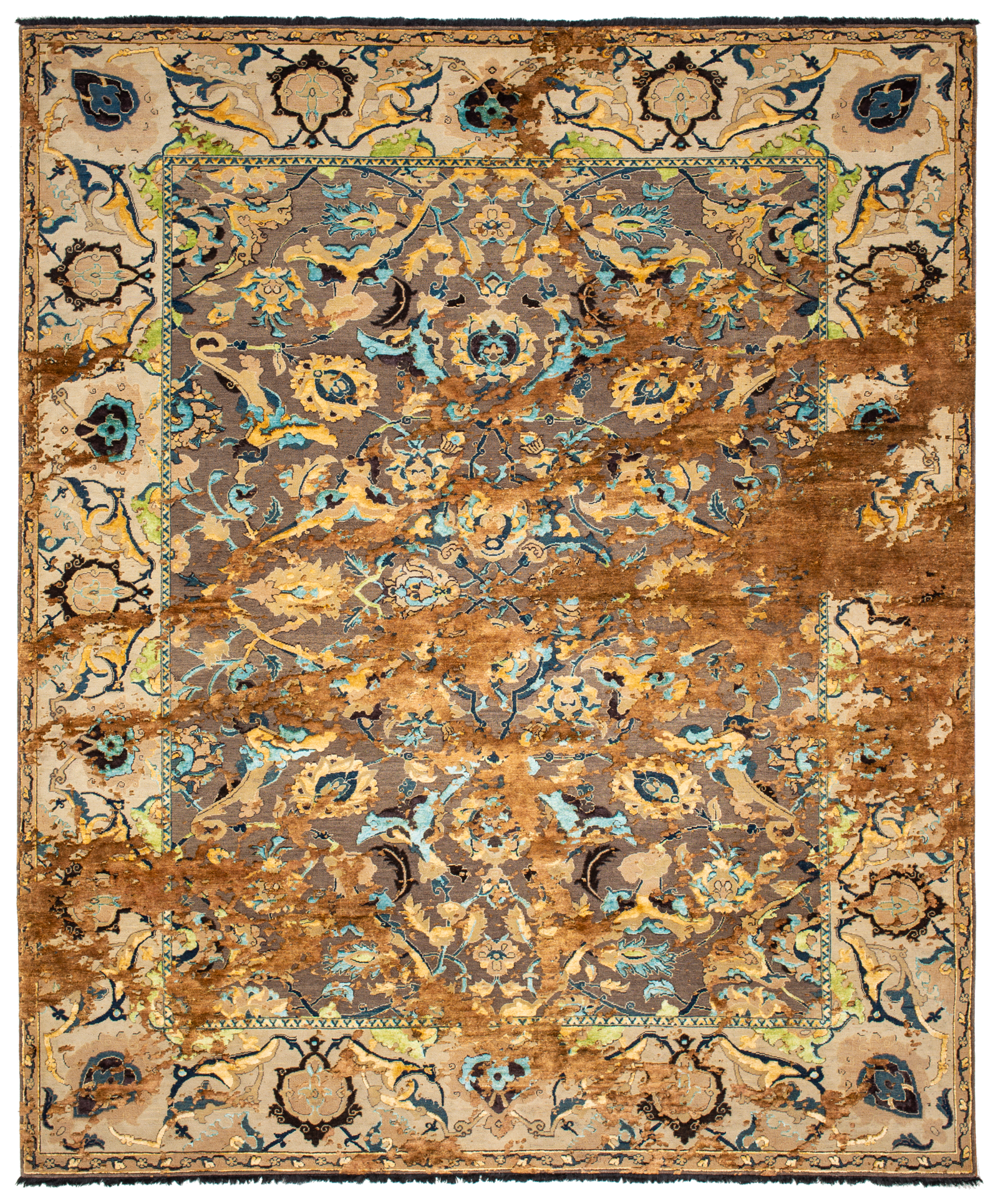 Polonaise Euston Sky Wool / Silk Rug