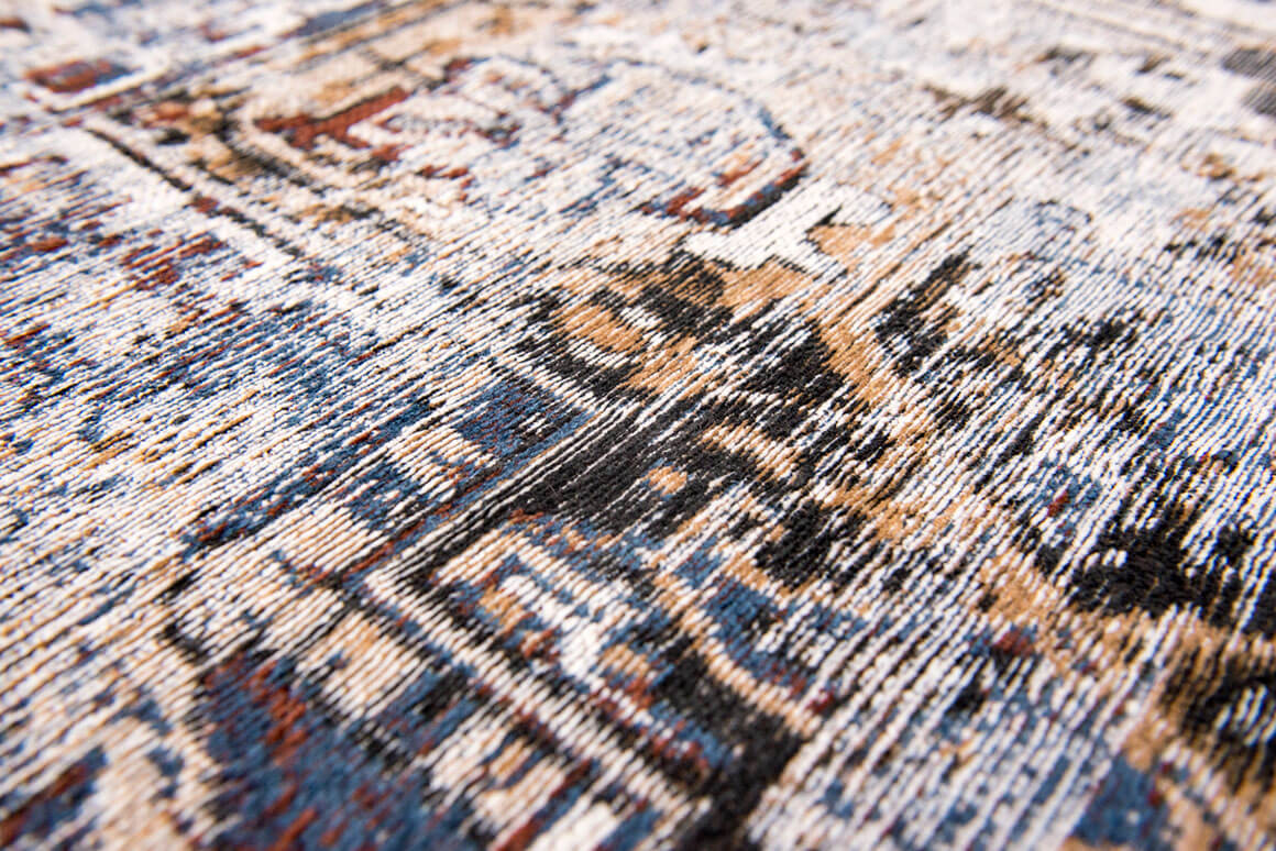 Flatwoven Vintage Blue Rug