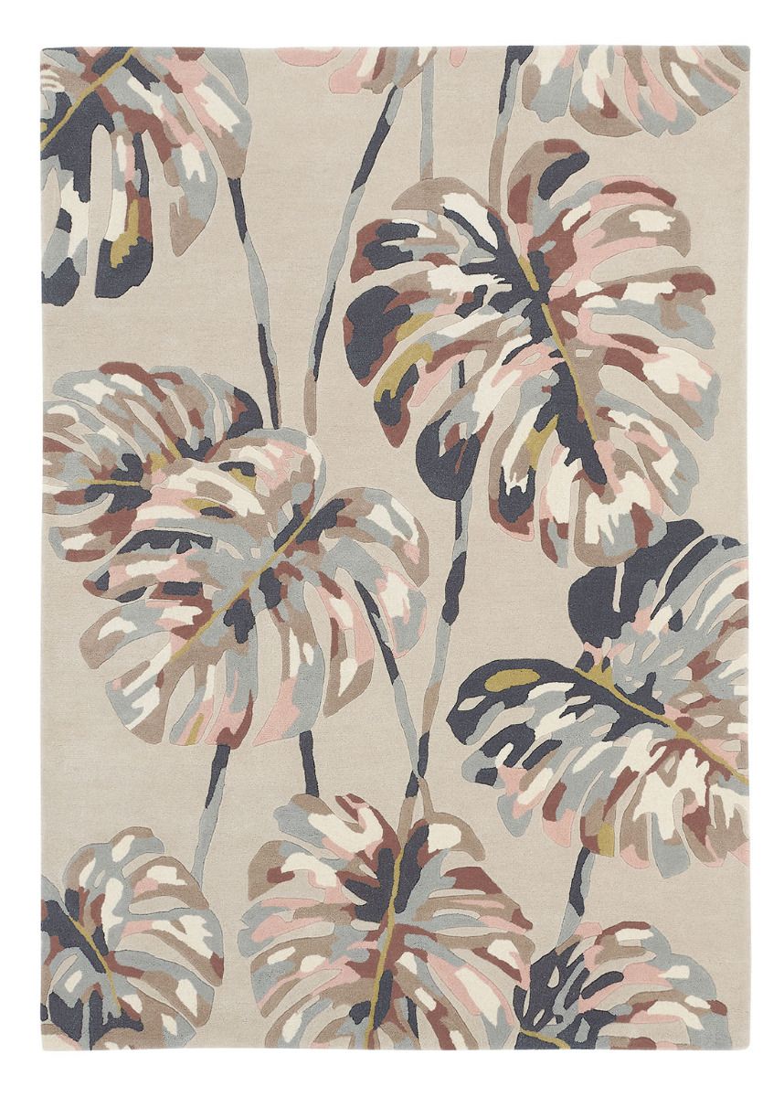 Coonut Leaves Blush Rug