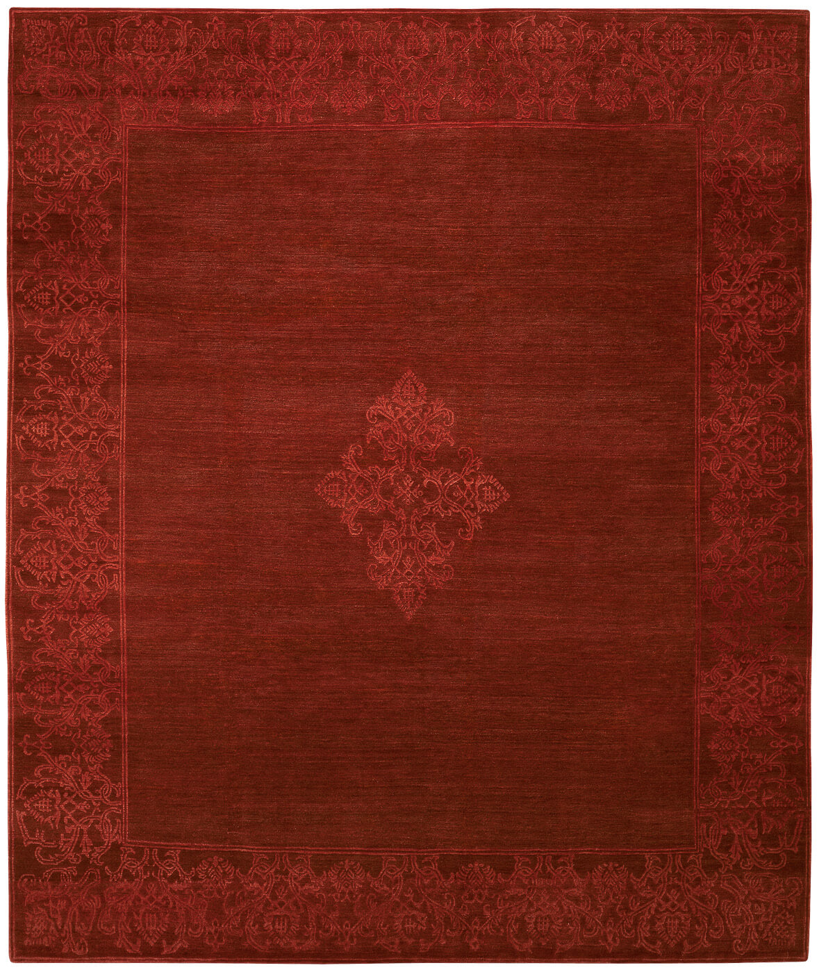 Hand-Woven Florenz Red Rug