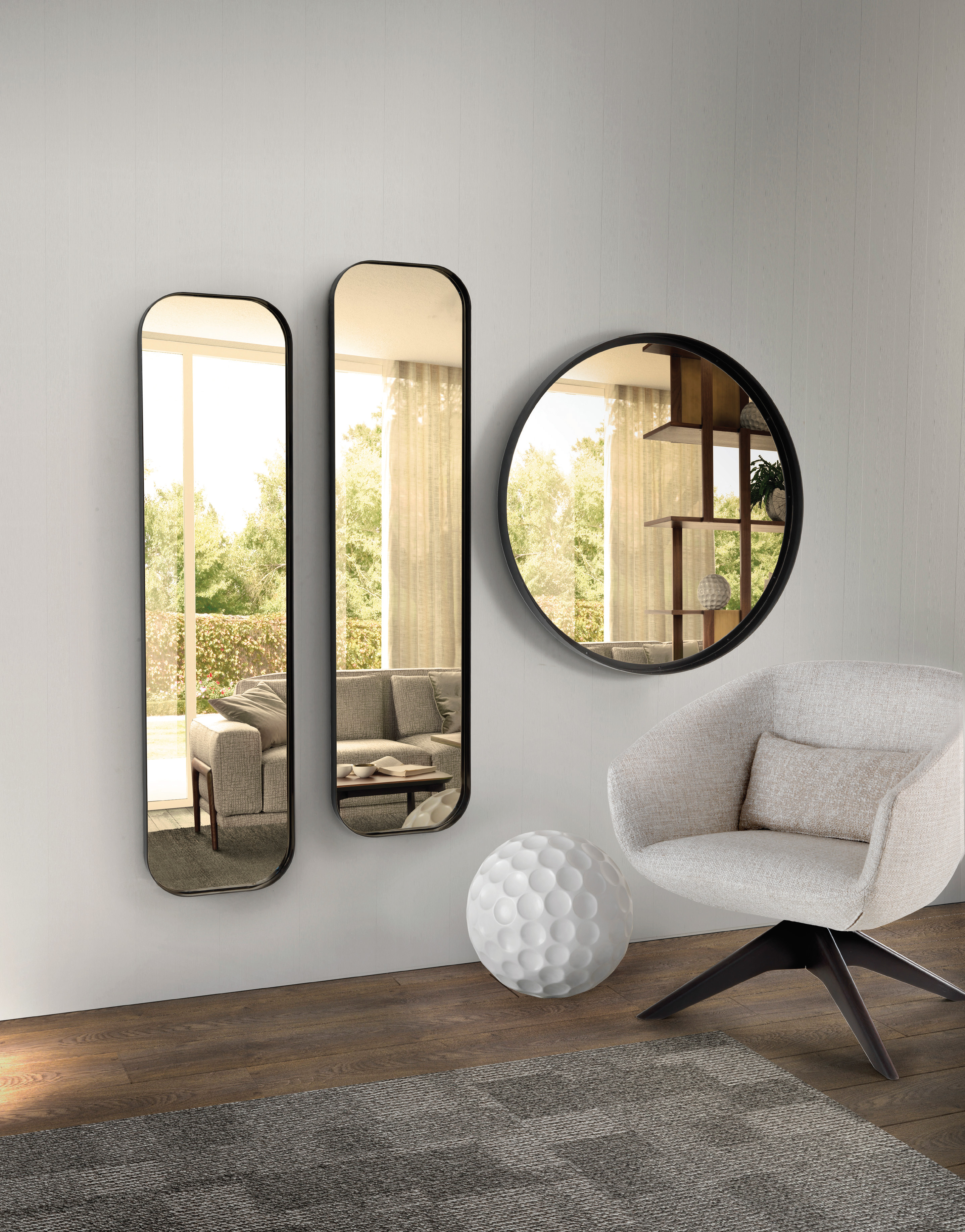 Ron Round Wall Mirror