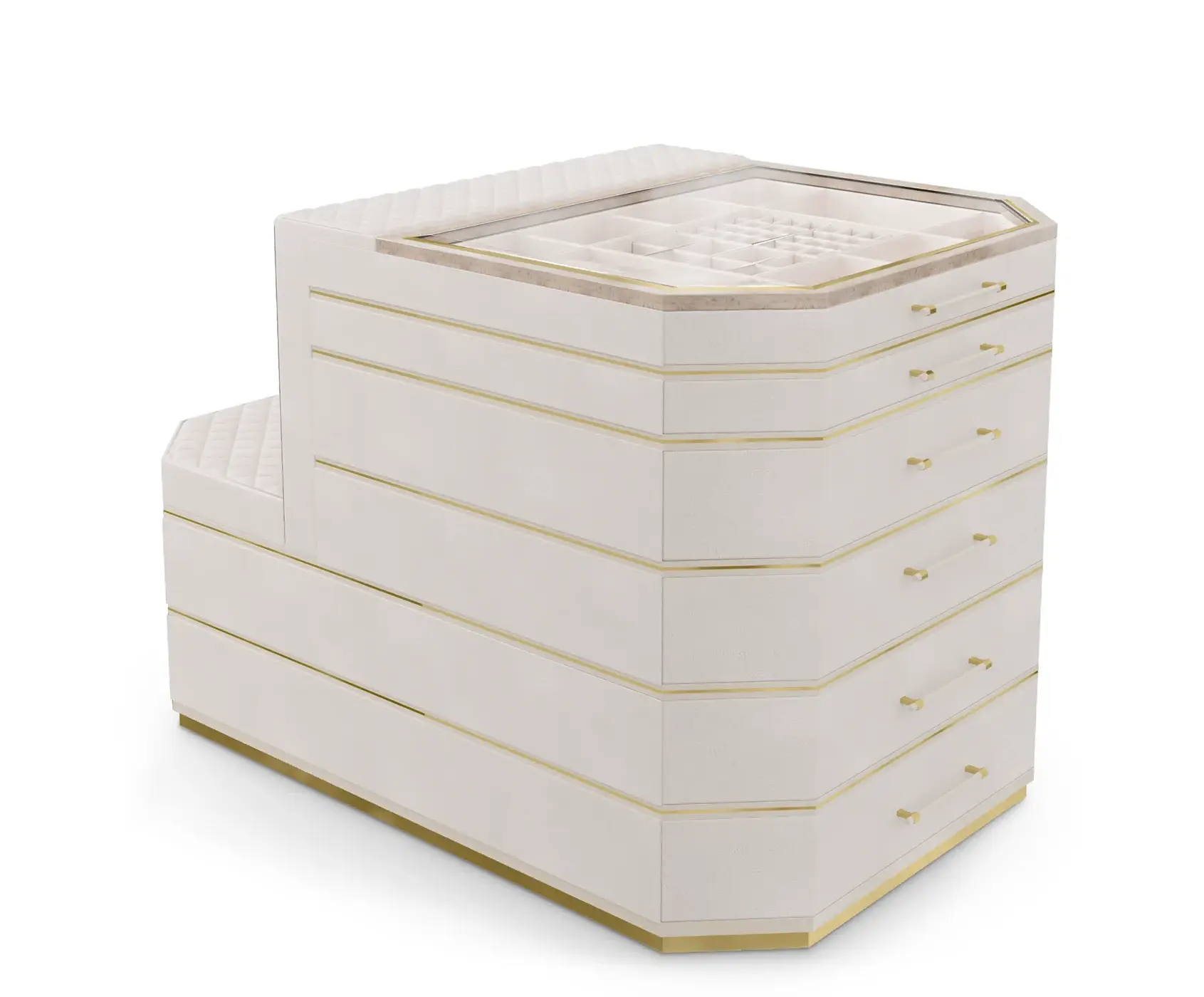 Cadence Beige Closet Island