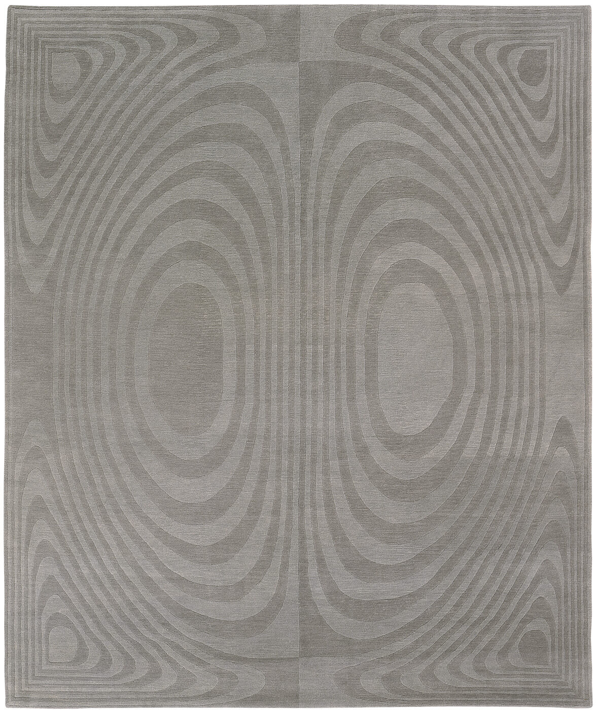 Hand-Woven Art Grey Rug