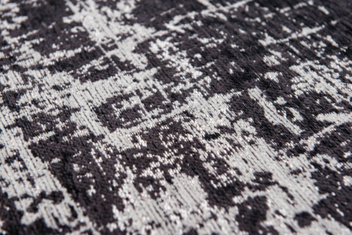 Black & White Flatwoven Belgian Rug