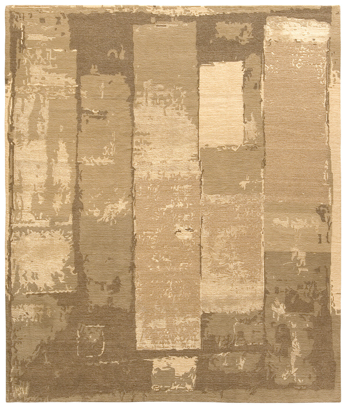 Boro Hand-knotted Beige Rug