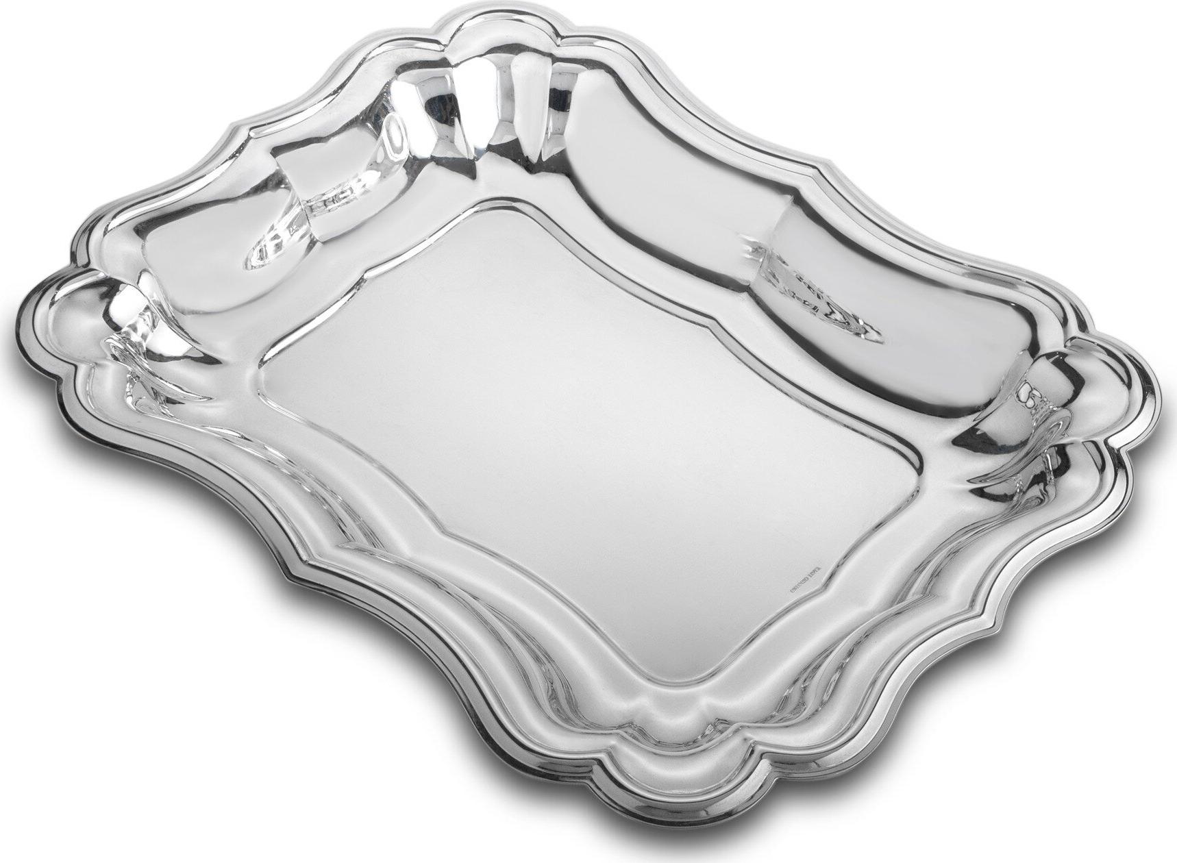 Silver-Plated Rectangular Tray