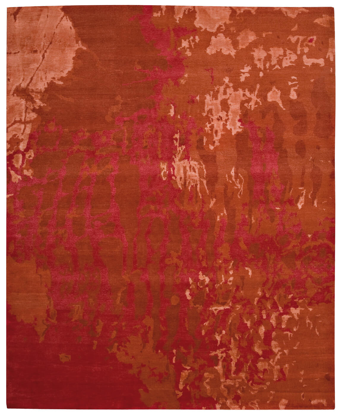 Dune Hand-Knotted Red Rug