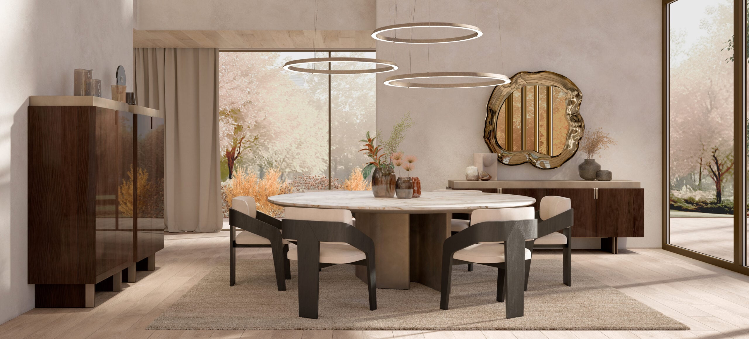 New Mood Round Dining Table