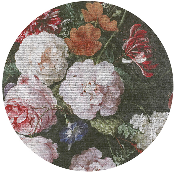 Floral Multi Rug ☞ Size: 5' 1" x 7' 7" (155 x 230 cm)