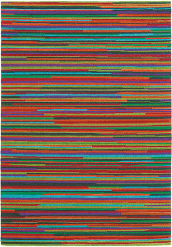 Multi Coloured Striped Premium Rug ☞ Size: 8' 2" x 11' 6" (250 x 350 cm)