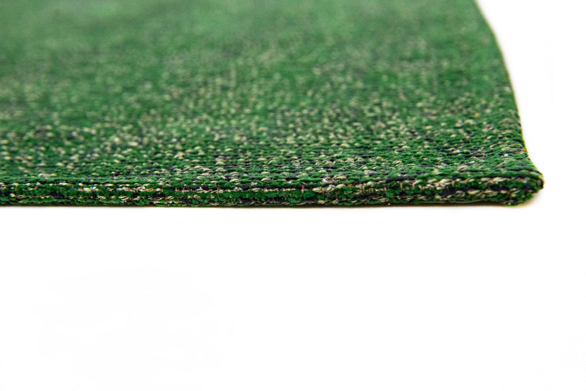 Green On Fire Modern Rug