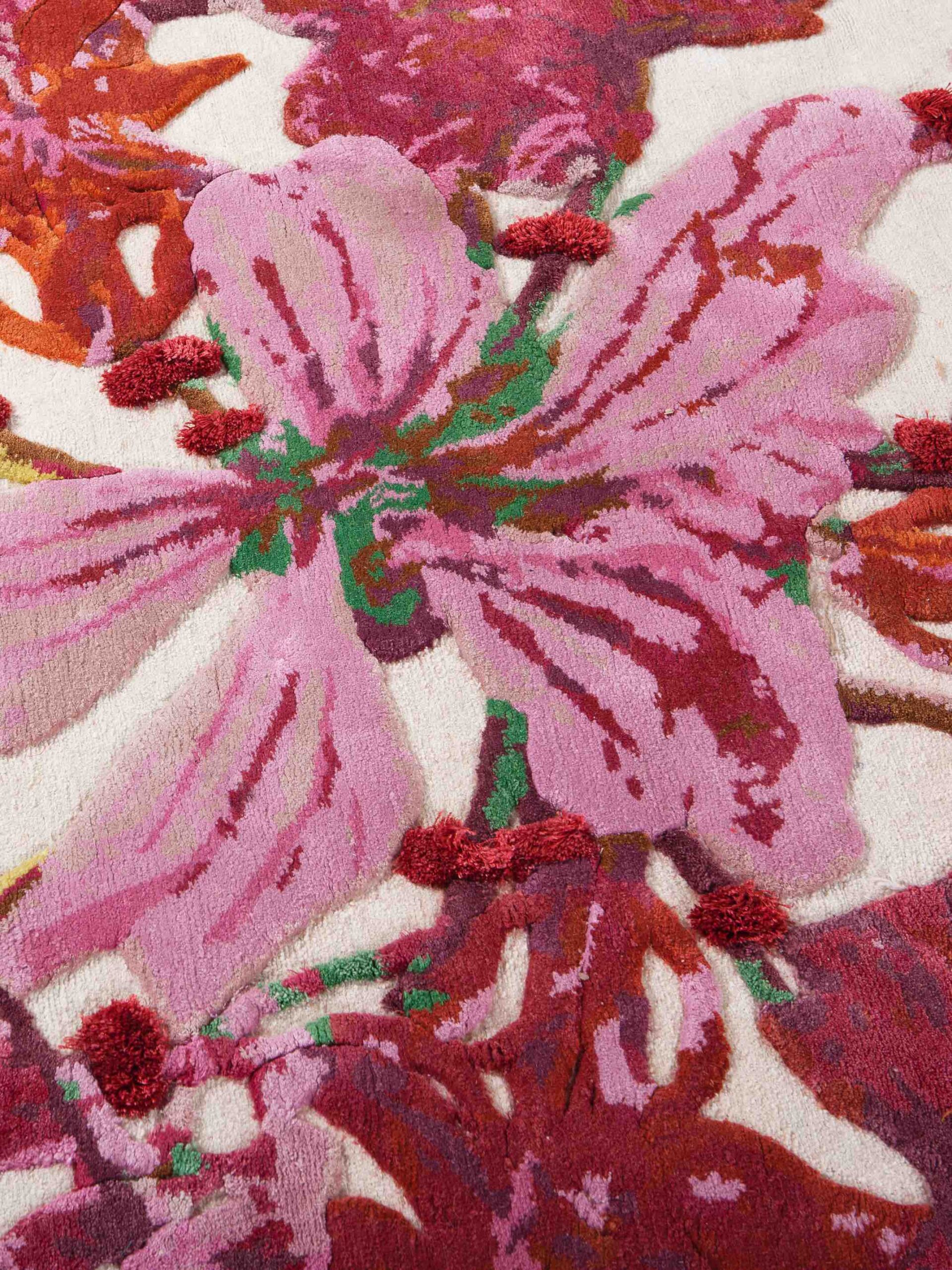 Savage Flowers Designer Rug