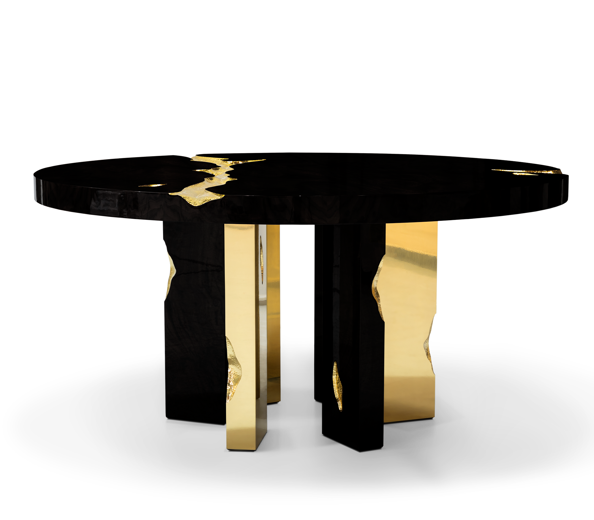 Dominion Round Black Dining Table